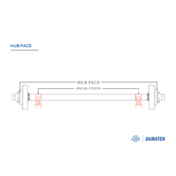 Spring Axle Diagram 3 Hub Face
